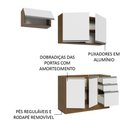 Ver imagem 5 de Armário de Cozinha Compacta 180cm Rustic/Branco Glamy Madesa 09