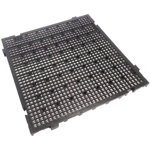 Piso Plástico 50x50cm Preto - Eko-pis-02-03 - Ekopalete Piso Plástico Preto - Eko-pis-02-03 - Ekopal