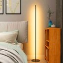 Ver imagem 5 de Luminária Chão Slim Linear Perfil de Alumínio e Acrílico para Fita Led 95cm de Altura -preta