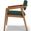 Ver imagem 5 de Kit 06 Cadeiras para Sala de Jantar Estar Living Giorgia B04 Suede Verde Musgo