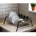 Ver imagem 2 de Kit 2 Escorredores de Louças Cama Isabela com Porta Copos Preto
