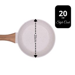 Conjunto de Panelas Indução Revestimento Cerâmica Style Cook Mármol 4 Peças - Mimo Style - 7