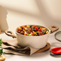 Conjunto de Panelas Indução Revestimento Cerâmica Style Cook Mármol 4 Peças - Mimo Style - 3