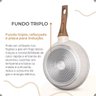 Conjunto de Panelas Indução Revestimento Cerâmica Style Cook Mármol 4 Peças - Mimo Style - 8
