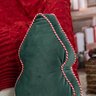 Almofada Veludo Árvore de Natal com Cordão de Bengala Doce 37x53cm - 2