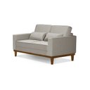 Ver imagem 2 de Sofá Living Valência 1,58mt C/base Madeira de Reflorestamento - Espuma D-28 - Linho Bege