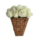 Ver imagem 1 de Kit com 12 Rosas Artificiais Brancas Elegantes e Realistas Premium