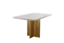 Ver imagem 3 de Conjunto Sala de Jantar Roma Mesa e Cadeiras Bege Madeira Maciça