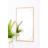 Espelho Decorativo Luxo Geométrico Lapidado Parede 115 X 60 Cm Bronze - 5