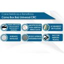 Ver imagem 4 de Cama Box c/Auxiliar Solteiro: Colchão Espuma Herval AG65 Frontier + Base CRC Courano Branco(88x188)