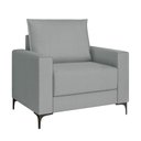 Ver imagem 2 de Poltrona Decorativa com Pé Metálico Amazon