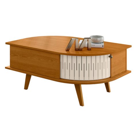 Mesa de Centro para Sala de Estar Udine Cinamomo Off White