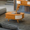 Ver imagem 3 de Mesa de Centro para Sala de Estar Udine Cinamomo Off White