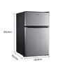 Geladeira Refrigerador Compacto Hq Defrost 90 Litros Preto/inox Hq-90rdf 127v - 4