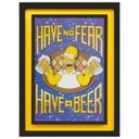Ver imagem 1 de Quadro 3D Homer Simpson Have no Fear, Have a Beer 65x85cm
