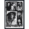 Poster Ídolo Bob Marley em Preto e Branco sem Vidro 60x90cm - 1