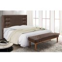 Ver imagem 2 de Cabeceira Cama Box King 195cm e Recamier Gênova Veludo S04 - D’Rossi