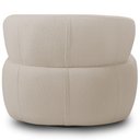 Ver imagem 7 de Kit 02 Poltronas Giratória Orgânica para Sala Living Florea M05 Bouclê Creme - Lyam Decor