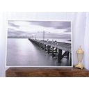 Ver imagem 2 de Quadro Decorativo em Preto e Branco Plataforma de Pesca 140x100cm