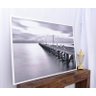 Quadro Decorativo em Preto e Branco Plataforma de Pesca 140x100cm - 3