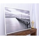Ver imagem 3 de Quadro Decorativo em Preto e Branco Plataforma de Pesca 140x100cm