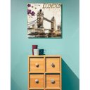 Ver imagem 2 de Quadro Tela Decorativa Londres Tower Bridge 60x60cm