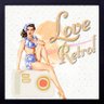 Quadro Pin Up Decorativo Love Retro 40x40cm - 1