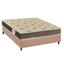 Ver imagem 1 de Cama Box Viúva: Colchão Espuma D33 Orthoflex Comfortpedic + Base Crc Suede Clean (128x188)