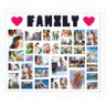 Quadro Painel de Fotos Family Branco para 32 Fotos 130x110cm - 1