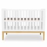 Berço Mini Cama Retrô Amor Perfeito Branco Acetinado Divicar - 2