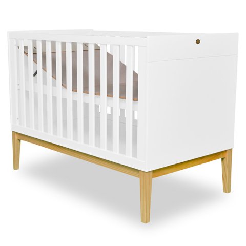 Berço Mini Cama Retrô Amor Perfeito Branco Acetinado Divicar