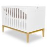 Berço Mini Cama Retrô Amor Perfeito Branco Acetinado Divicar - 1