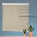 Ver imagem 3 de Persiana Rolo Tela Solar 5% Bando 1,40 X 2,20 Tecido Preto