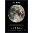 Ver imagem 1 de Quadro Decorativo Poster Fases Da Lua sem Vidro 60x90cm