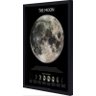 Quadro Decorativo Poster Fases Da Lua sem Vidro 60x90cm - 2