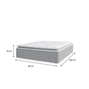 Ver imagem 2 de Colchão Solteiro Nazar Molas Ensacadas com Pillow Top - Extra Conforto - Bello Box - Conforto (espum