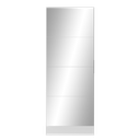 Ver imagem 6 de Sapateira 1 Porta com Espelho Jade Plus Multimóveis Branca