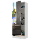 Ver imagem 2 de Sapateira 1 Porta com Espelho Jade Plus Multimóveis Branca