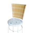Ver imagem 2 de 2 Cadeiras para Mesa Branca Hawai Palha Assento Floral:floral Areia