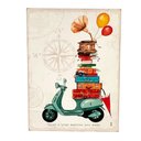 Ver imagem 1 de Quadro Box Viajar Scooter em Mdf 30x40 Branco