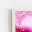 Ver imagem 2 de Tons de Rosa e Roxo Tinta Quadro Moldura Branca 60x40cm