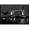 Quadro Decorativo Poster com Moldura e Vidro Londres London Bridge 90x60cm - 1