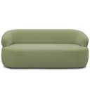 Ver imagem 3 de Sofá 2 Lugares Orgânico Sala de Estar Living 140cm Carmen F04 Bouclê Verde Oliva - Lyam Decor