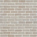 Ver imagem 1 de Papel de Parede Decorativo Tijolinho Bege com Branco - 3,30m