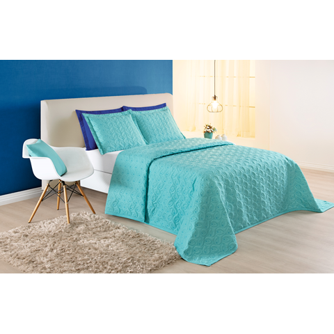 COBRE LEITO ÁGATA CASAL PADRAO 3 PEÇAS:TIFANNY