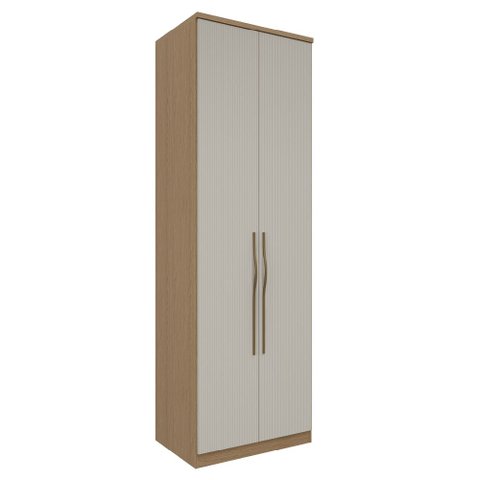 Guarda Roupa Modulado 02 Portas 75cm com Prateleiras 234cm