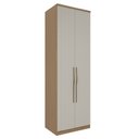 Ver imagem 1 de Guarda Roupa Modulado 02 Portas 75cm com Prateleiras 234cm