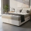Ver imagem 1 de Cama Box com Colchão de Espuma D45 Pillow Top Ortopédico Domo Queen 158cm