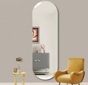 Ver imagem 3 de Espelho Decorativo Lapidado Oval 50x100cm Woodglass