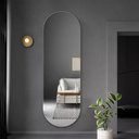 Ver mais imagens de Espelho Decorativo Lapidado Oval 50x100cm Woodglass